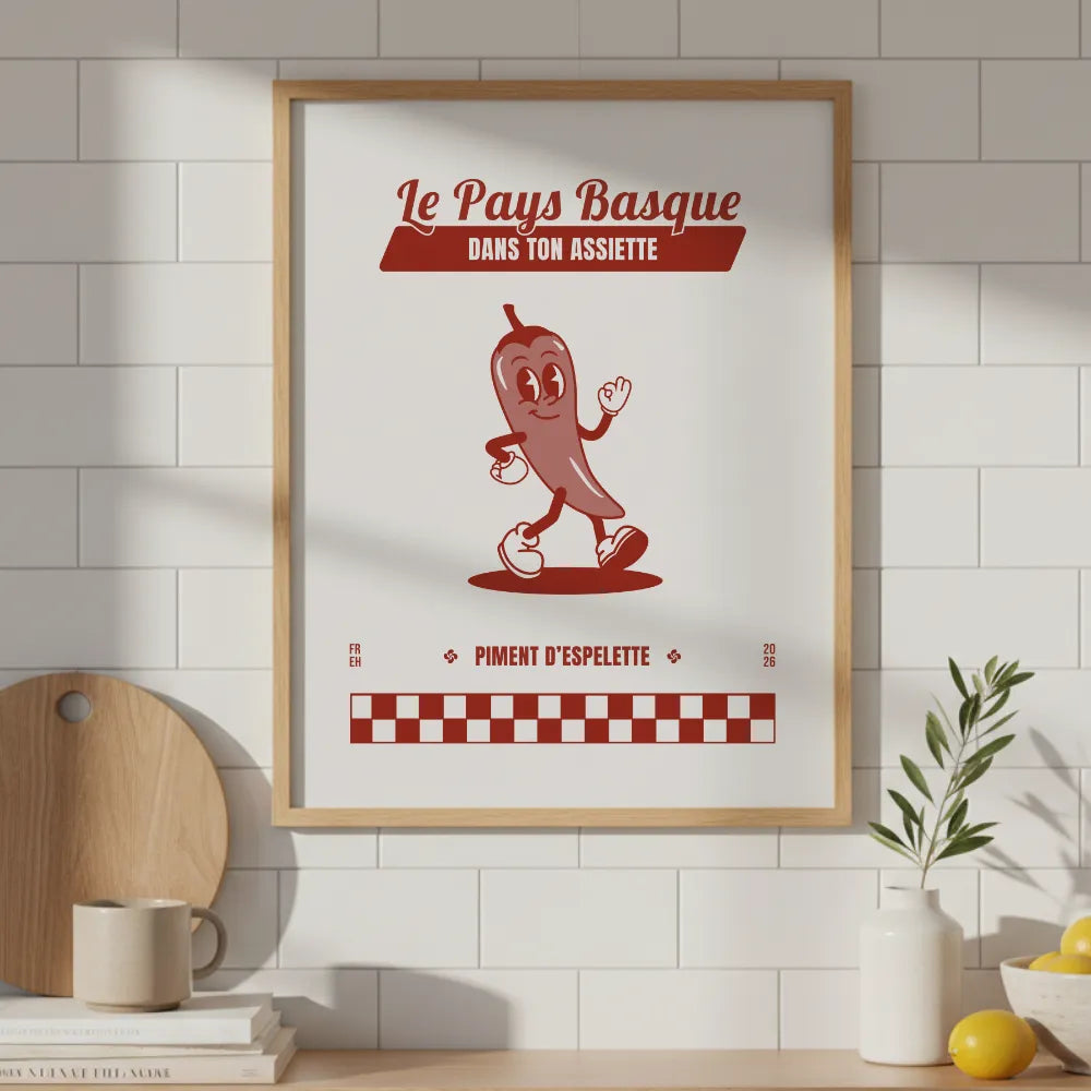 Affiche piment d'Espelette
