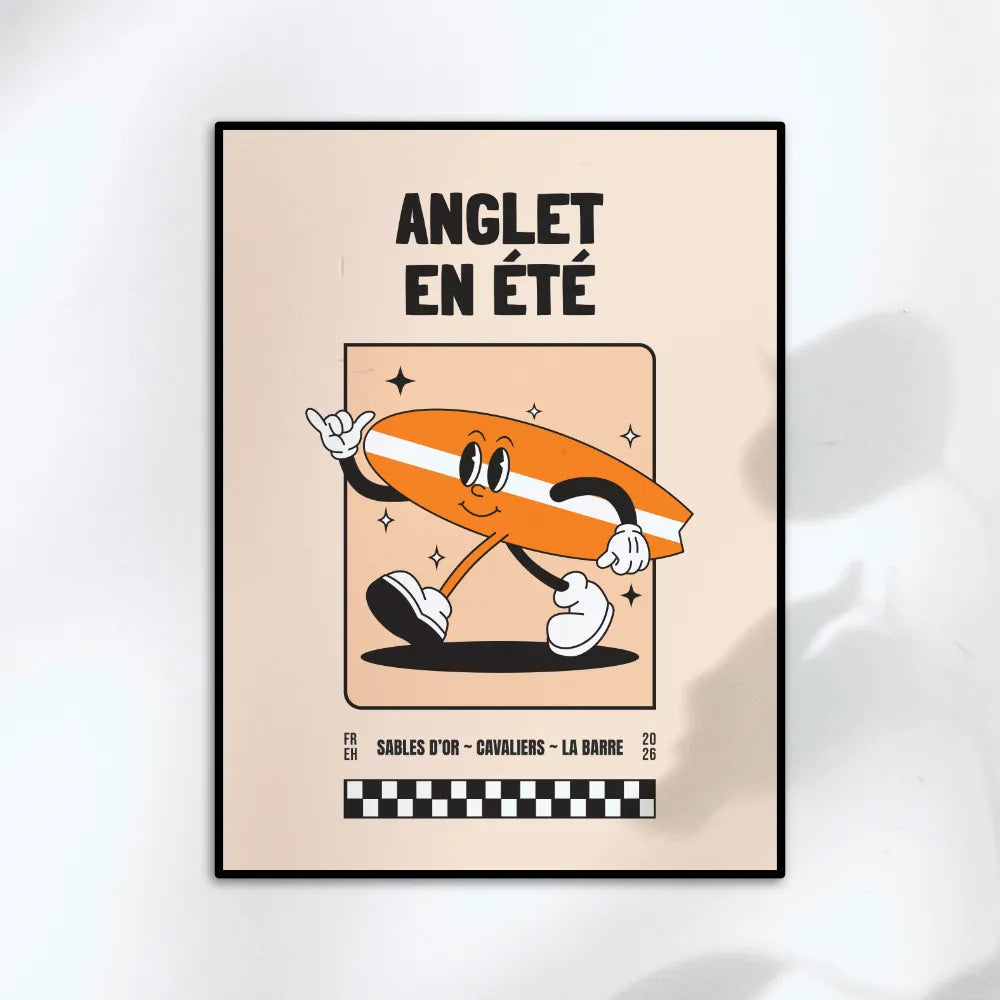 Affiche de surf Anglet