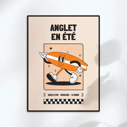 Affiche de surf Anglet