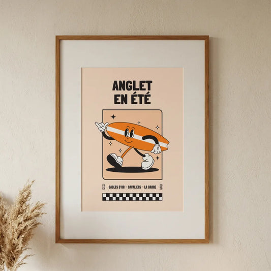 Affiche de surf Anglet