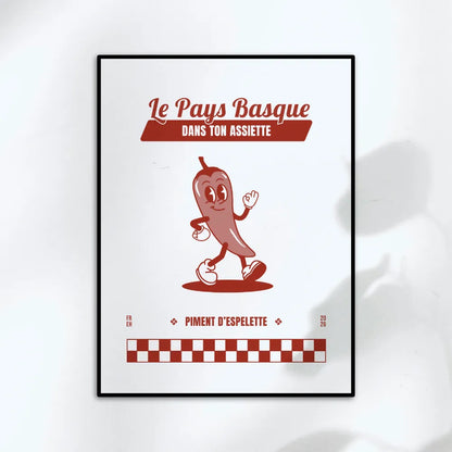 Affiche piment d'Espelette