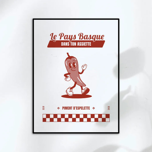 Affiche piment d'Espelette