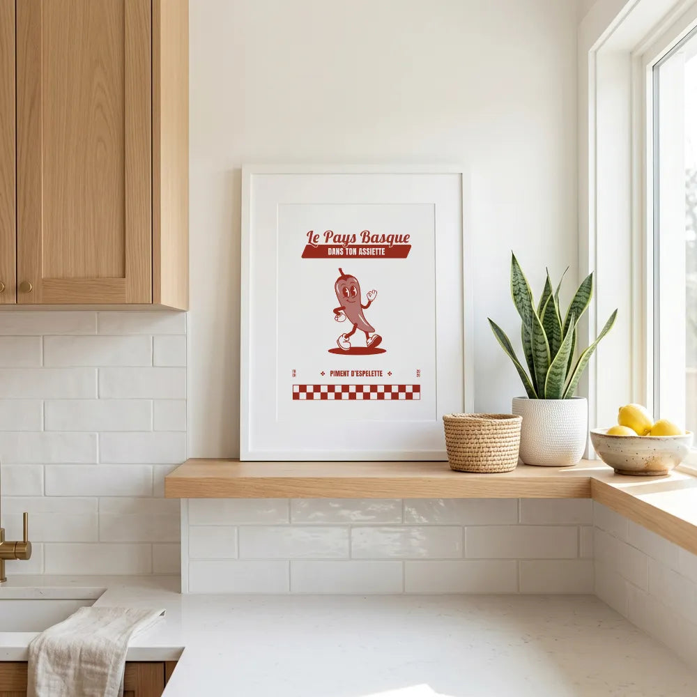 Affiche piment d'Espelette