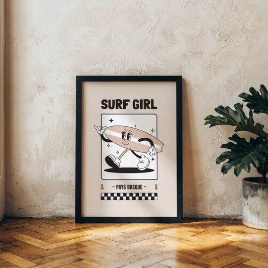Affiche Surf Girl