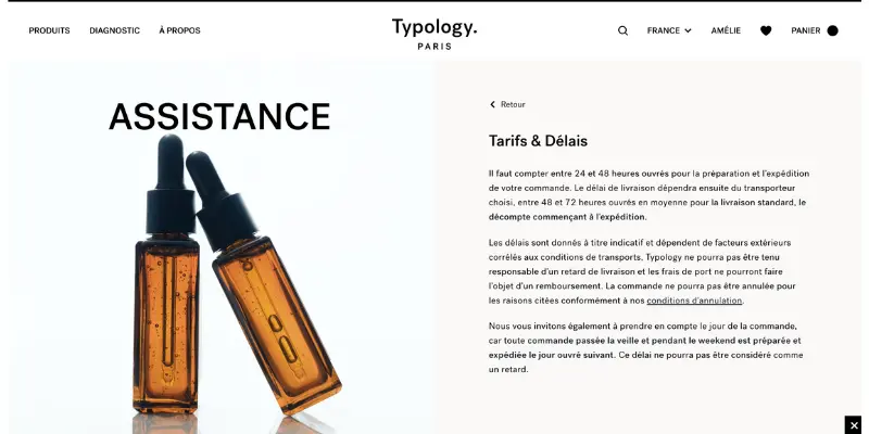 marketing durable avec exemple de la marque typology